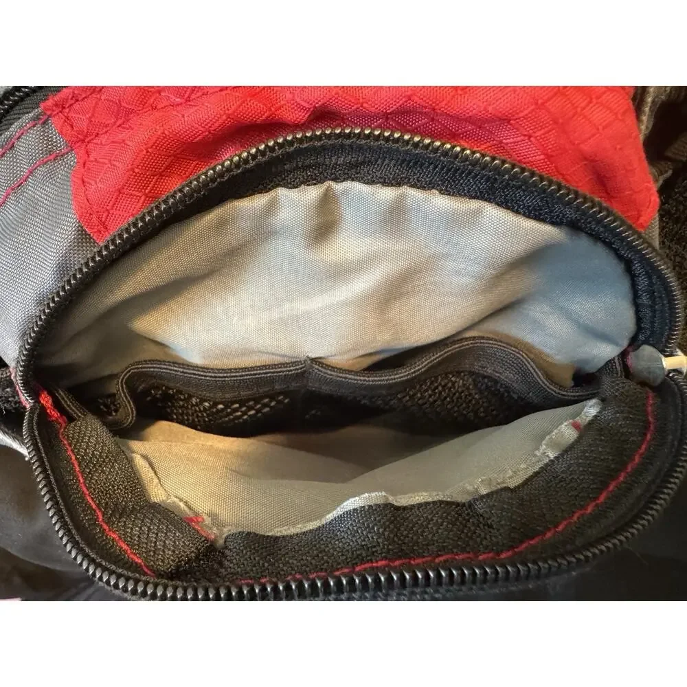 Hi-Tec Outdoor Hiking Bum Bag Unisex Storage Black Grey Red Zip Fanny Bag Pack